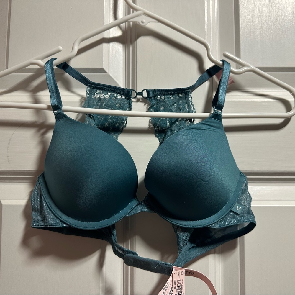 Victoria's Secret Deep Teal Lace Bra